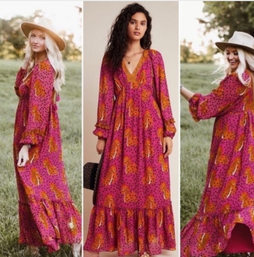 Farm Rio Cheetah Maxidress